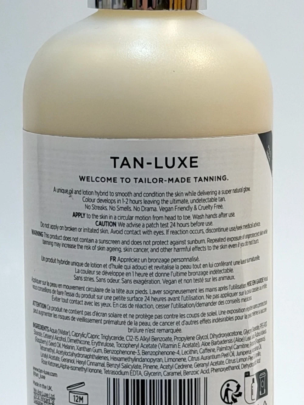 TAN-LUXE The Gradual Illuminating Gradual Tan Lotion 8.45 oz 250mL